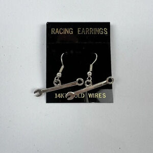 Racing Earrings Wrenches New Old Stock PLEASE READ DESCRIPTION